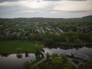Aerial View of West Orange New Jersey