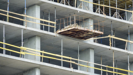 Fototapeta premium Construction of a modern building