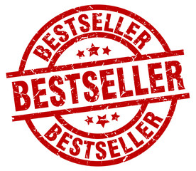 bestseller round red grunge stamp