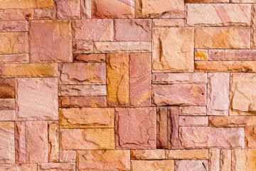 Brick and stone to creative texture and pattern for design and decoration isolate on background.Coppy space.