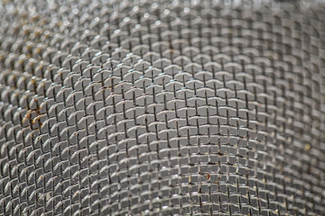 sieb  metal close up macro details