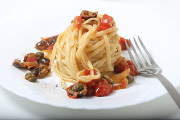 Pasta pomodorini e olive