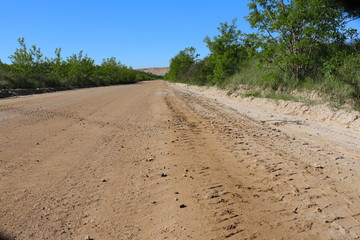 Sand path to nowhere