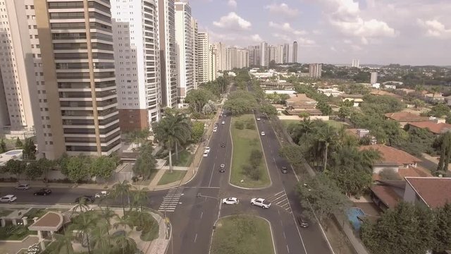 The most famous avenue in Ribeir&atilde;o Preto, S&atilde;o Paulo / Brazil. Avenida Professor Jo&atilde;o Fi&uacute;za.