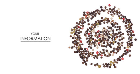 Mix of peppers spice pattern