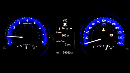 Car Dashboard Speedometer