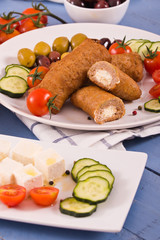 Bifteki greek meatballs.