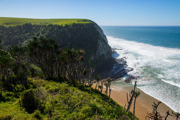 Cliffs of Coffee Bay on the Wild Coast in Eastern Cape, South Africa