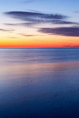 Fototapeta na wymiar Sunset Over Lake Michigan