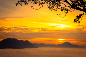 Sunrise at Phu Thok (Thailand)