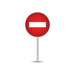 Traffic sign graphic template