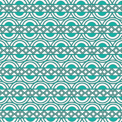 art deco background geometric adornment abstract vector illustration green