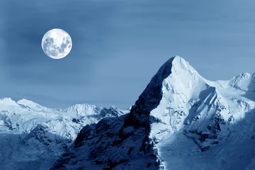 Vollmond am Eiger  © Gerhard Albicker
