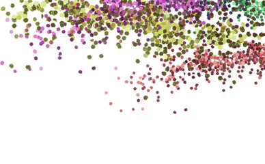 Gold glitter texture isolated. Abstract background.