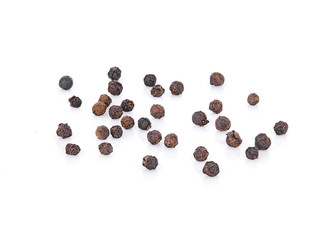 peppercorns isolated on white background