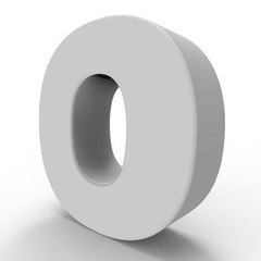 3d image the letter O.