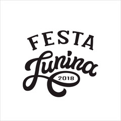 Festa Junina hand drawn typography