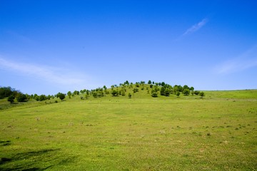 View of beautiful country