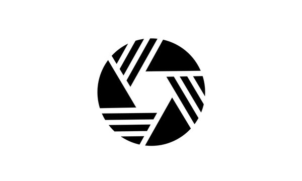 Shutter Lens Pattern Logo design inspiration