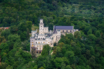 Fototapeta na wymiar bohemian castle Hluboka nad Vltavou, Czech Republic