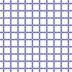 Rope abstract seamless pattern. Thin line geometrical background. Vector illustration.