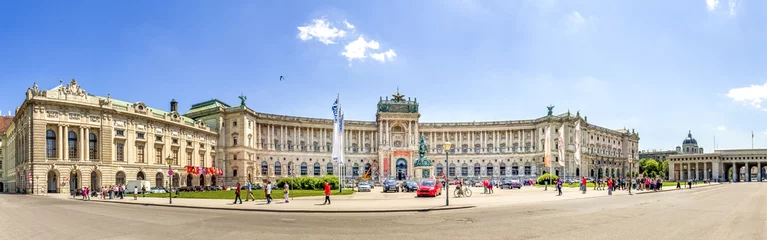 Zelfklevend Fotobehang Nationale openbare bibliotheek, Hofburg, Wenen, Oostenrijk © Sina Ettmer