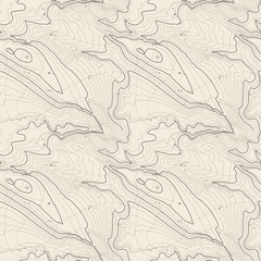 Tileable topographic map background concept with space for your copy, elevation map.