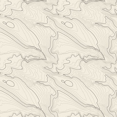 Tileable topographic map background concept with space for your copy, elevation map.