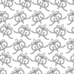 decorative swirl luxury golden filigree pattern vector illustration