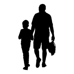 Father and son - concept for parenting and family life