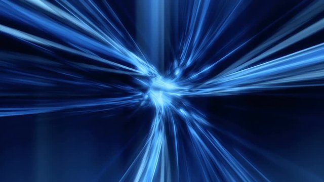 Seamless loop wormhole straight through time and space, warp straight ahead through this science fiction