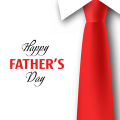 Happy Father's Day greeting card. Vector illustration