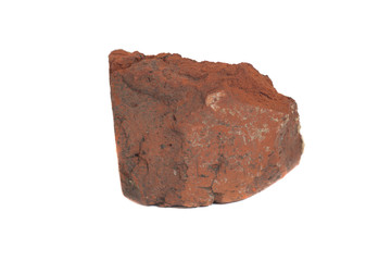 Piece of broken red brick
