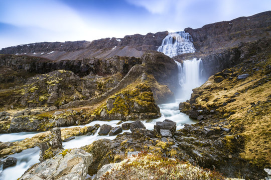 Dynjandi waterfall, Westfjords, Iceland © beketoff