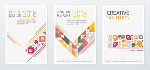 Abstract minimal geometric shapes polygon design vector background. For business annual report book, cover brochure flyer, poster.
