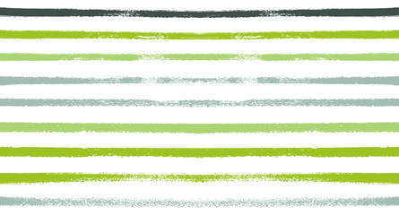 Summer Sailor Stripes Seamless Vector Pattern. Autumn Colors Textile Blue, Green, White, Turquoise, Gray Print. Hipster Vintage Retro Stripes Design. Creative Horizontal Banner. Watercolor Fabric
