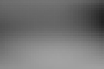 Vector greyscale blurred horizontal cover. Monochrome defocused black and white unfocused tiles banner. Gray scale gradient mosaic background. Grey or silver abstract blurry checked illustration.