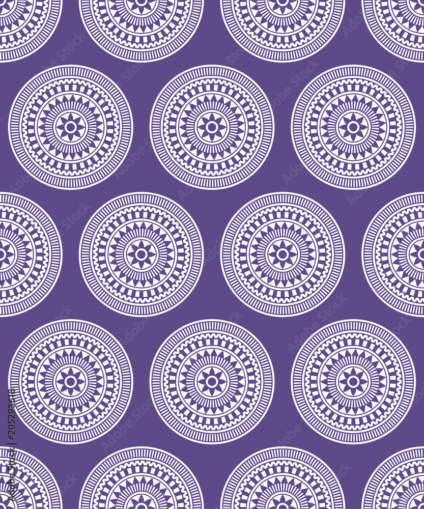 Poster Abstract seamless pattern for printing on paper and textiles.