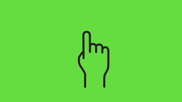 Touch gestures icon