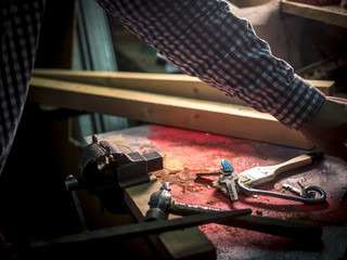 close up master crafting keys in the workshop