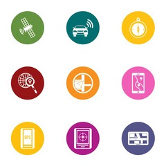 Remote maintenance icons set. Flat set of 9 remote maintenance vector icons for web isolated on white background