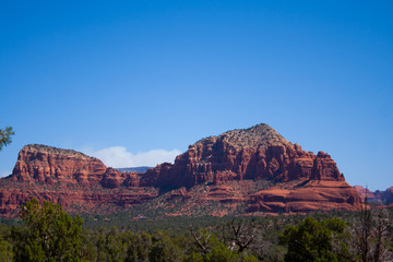 Red rock formations