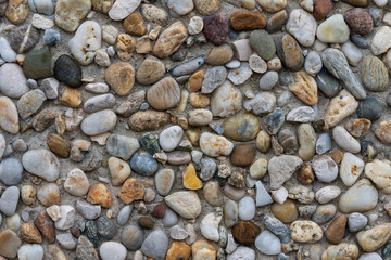 Kieselsteinbetonplatte Textur