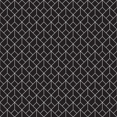 Fototapeta premium Seamless geometric diamond shaped art deco pattern