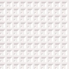 Seamless abstract geometric white surface pattern texture background