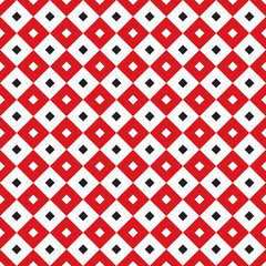 Seamless geometric Art Deco check tile pattern background