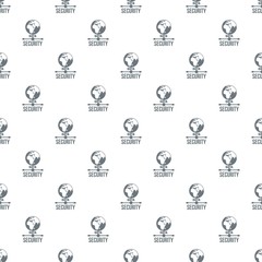 Global data security pattern vector seamless repeat for any web design