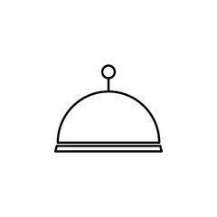 restaurant tray icon. Element of simple travel icon for mobile concept and web apps. Thin line restaurant tray icon can be used for web and mobile