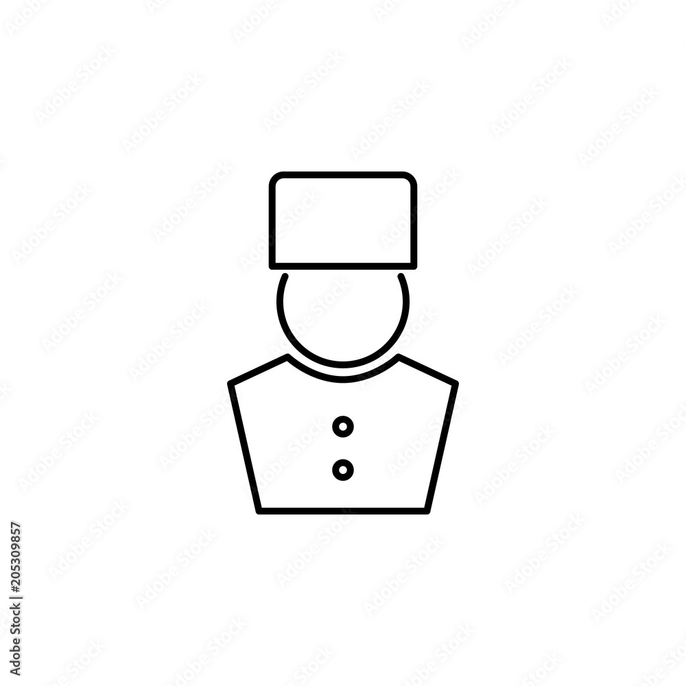 Poster hotel svar icon. element of simple travel icon for mobile concept and web apps. thin line hotel svar