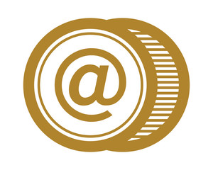 Obraz premium circle gold typography typeset typeface alphabet font image vector icon